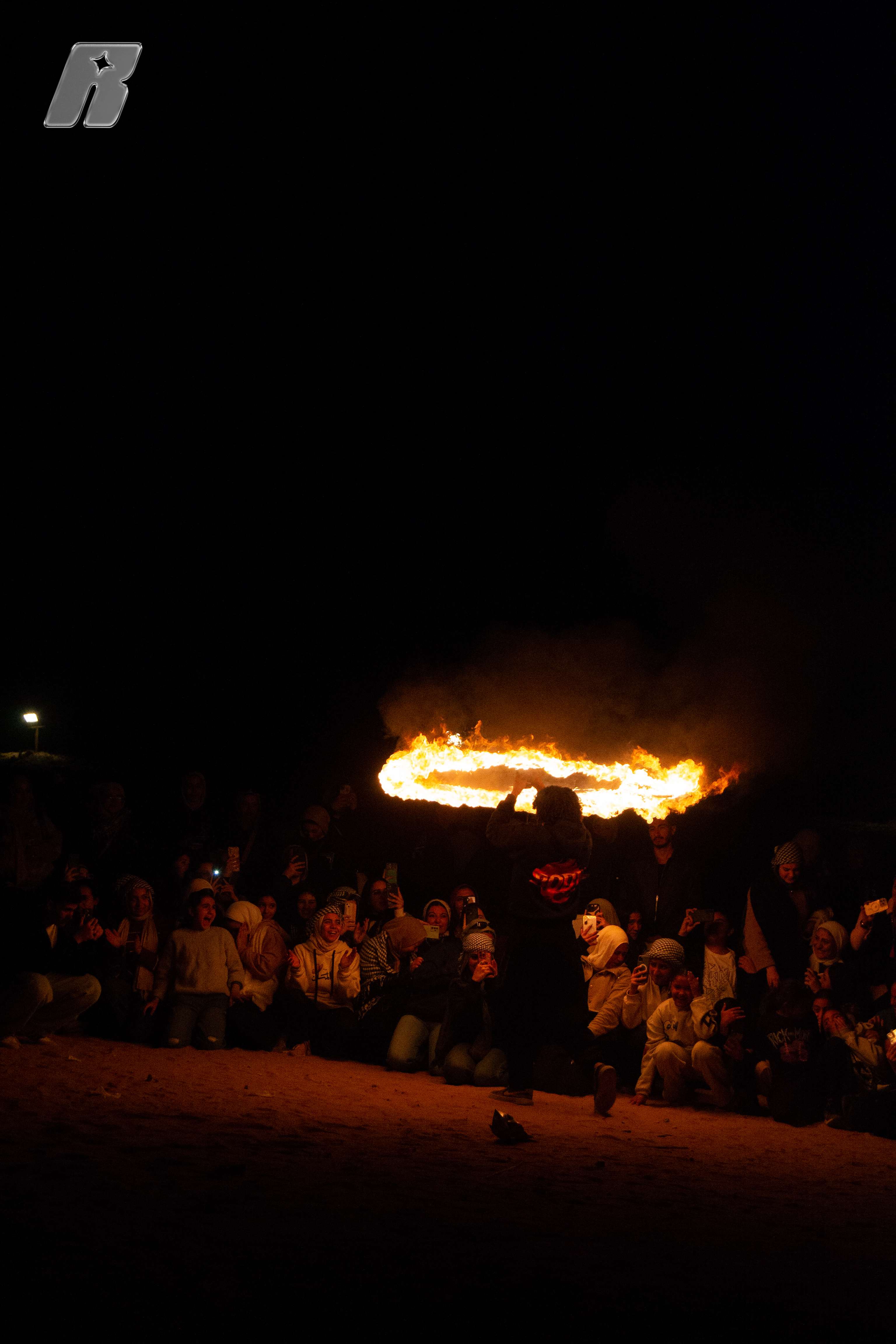 Wadi Degla Trip - Fire Show